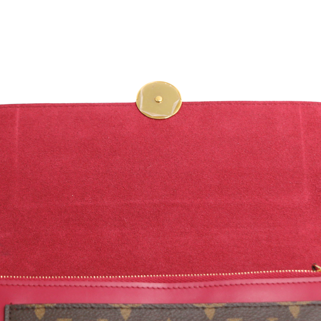 Louis Vuitton Monogram Canvas Flore Chain Wallet Bag