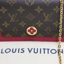 Louis Vuitton Monogram Canvas Flore Chain Wallet Bag