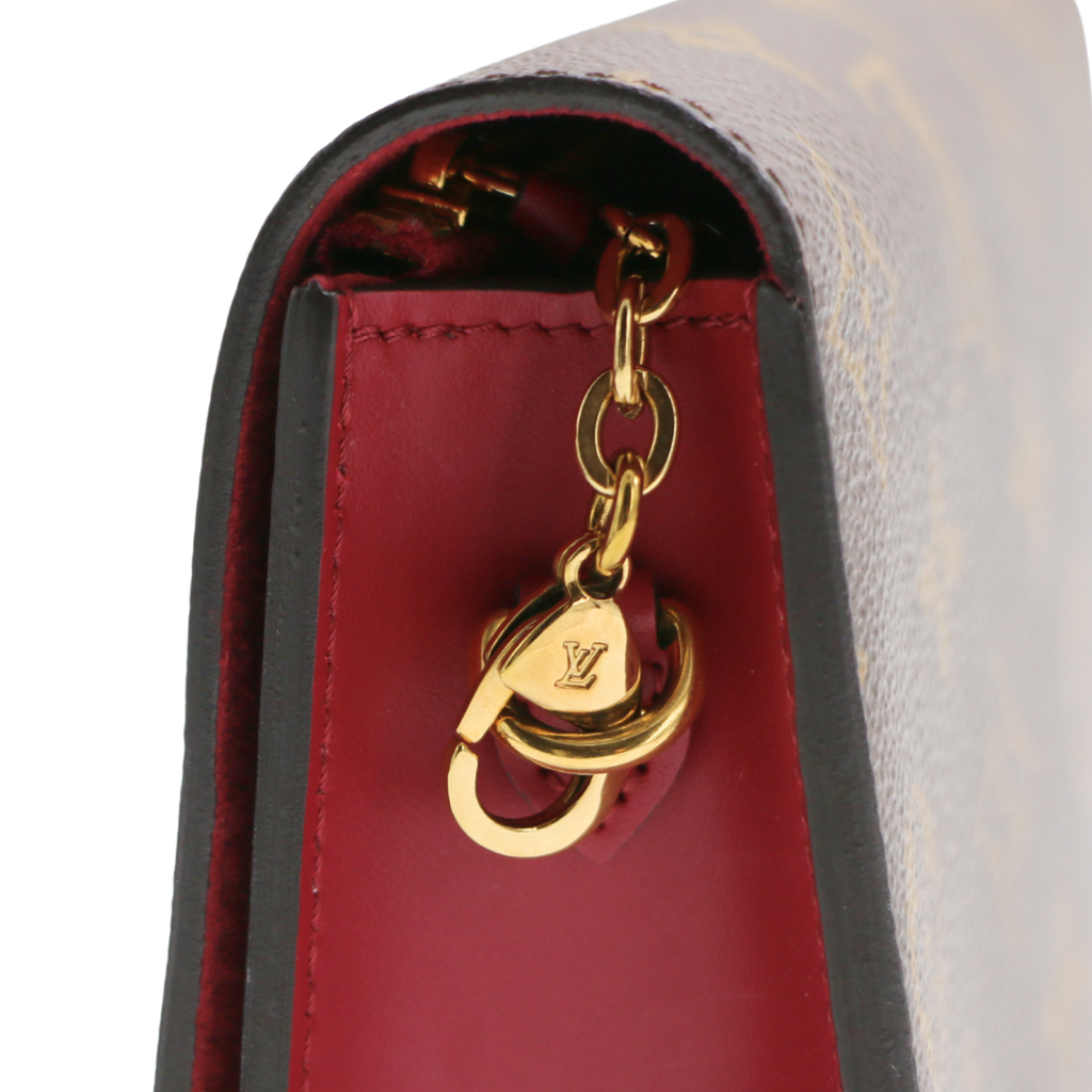 Louis Vuitton Monogram Canvas Flore Chain Wallet Bag