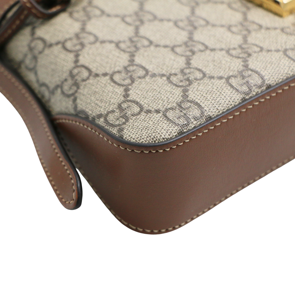 Gucci GG Supreme Small Padlock Shoulder Bag 811705