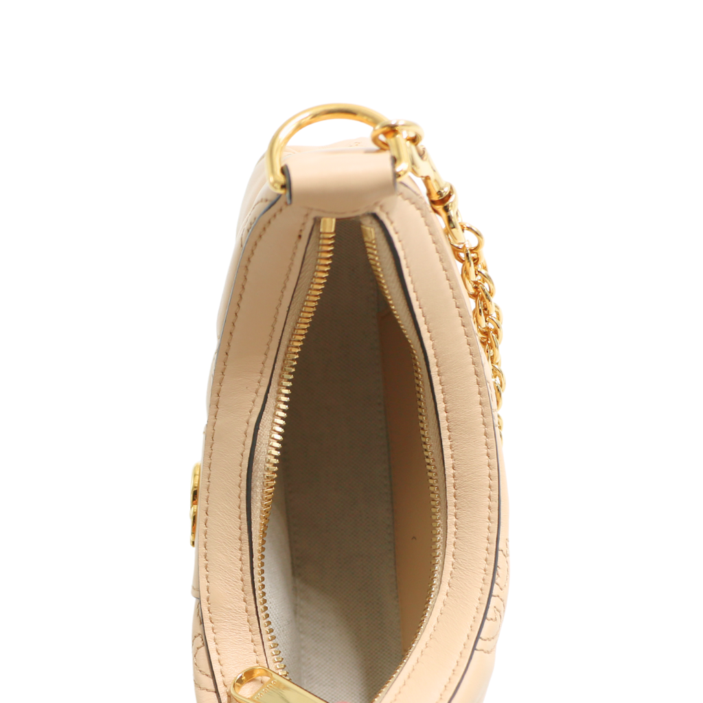 Gucci GG Matelassé Mini Bag In Pink Leather 739736