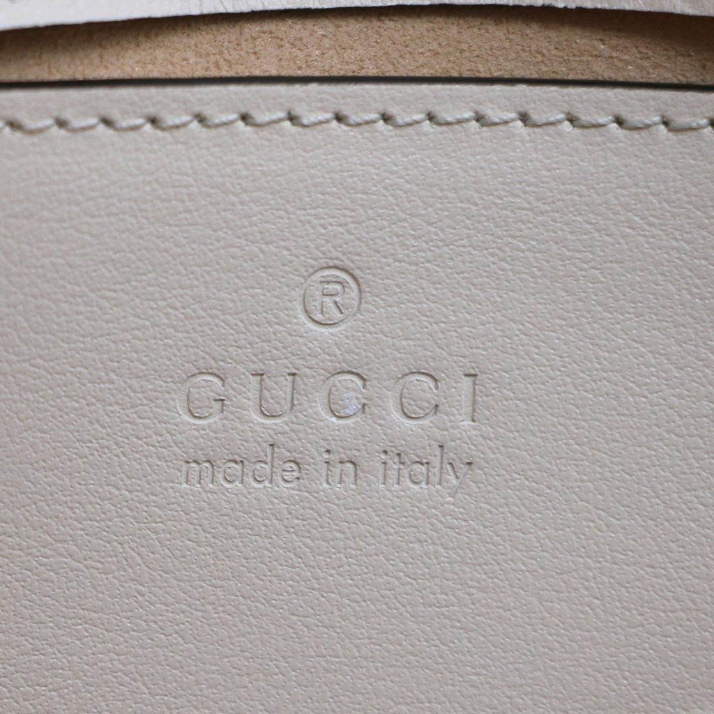 Gucci GG Marmont Chain Shoulder Bag White 446744