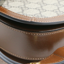 Gucci GG Supreme Horsebit 1955 PVC & Leather Shoulder Brown 602204