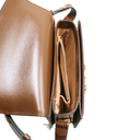 Gucci GG Supreme Horsebit 1955 PVC & Leather Shoulder Brown 602204