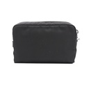 Prada Re-Nylon and Saffiano Leather Pouch Black