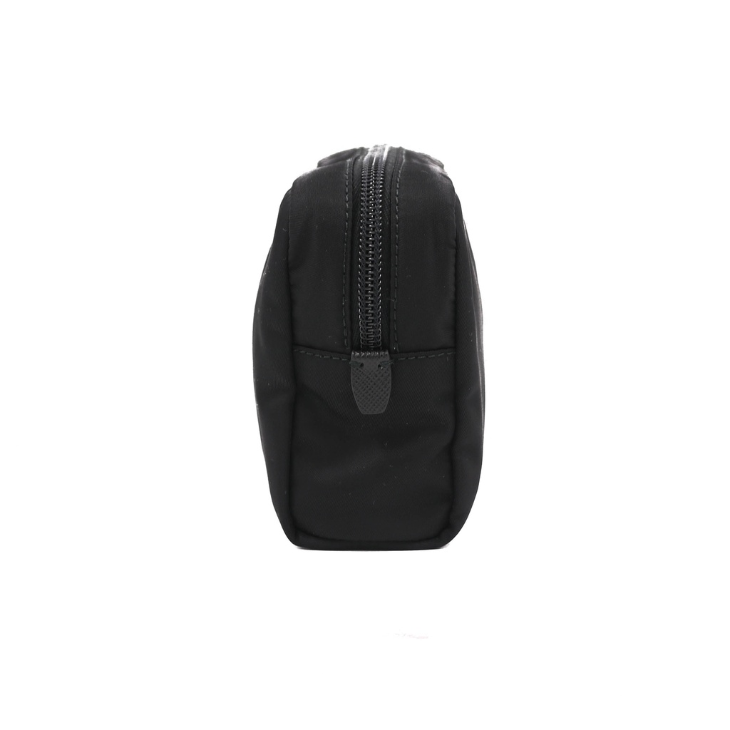 Prada Re-Nylon and Saffiano Leather Pouch Black