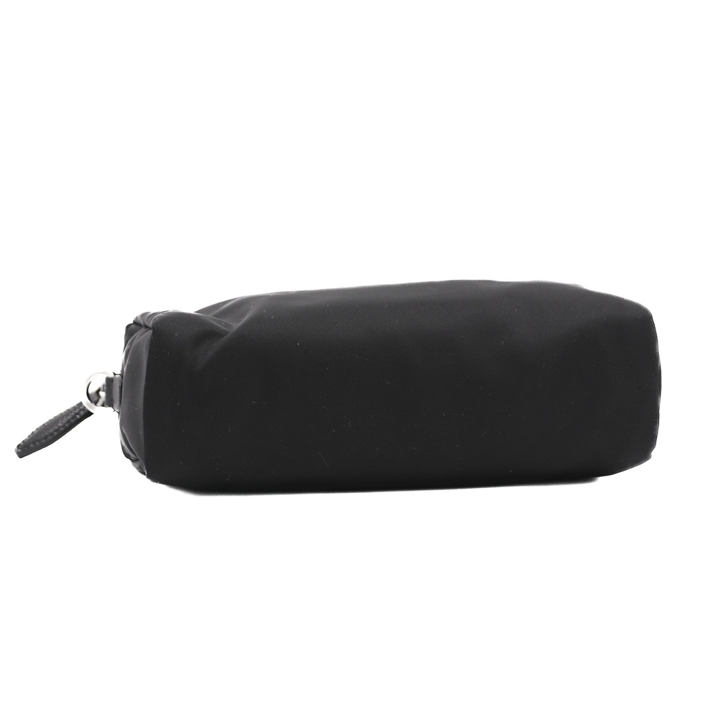 Prada Re-Nylon and Saffiano Leather Pouch Black