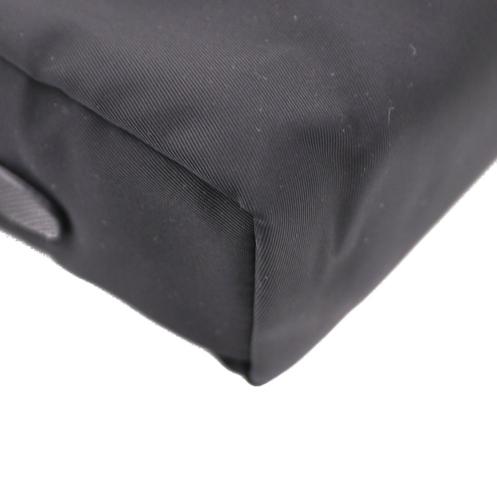 Prada Re-Nylon and Saffiano Leather Pouch Black