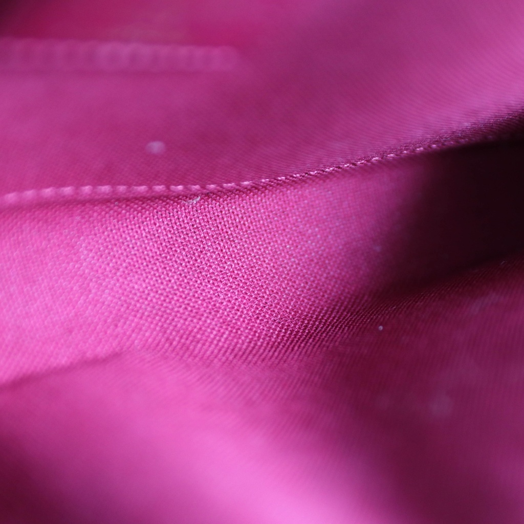 Louis Vuitton Monogram Pochette Felicie Chain Wallet Fuchsia