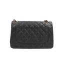 Chanel Classic Double Flap Jumbo Black Caviar Leather With Gold-Tone Hardware