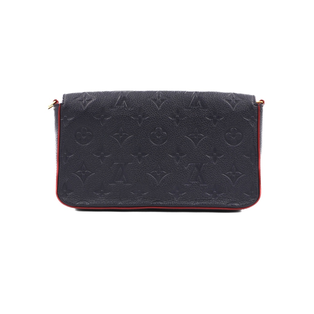 Louis Vuitton Emperiente Pochette Felicie Chain Wallet Navy Blue