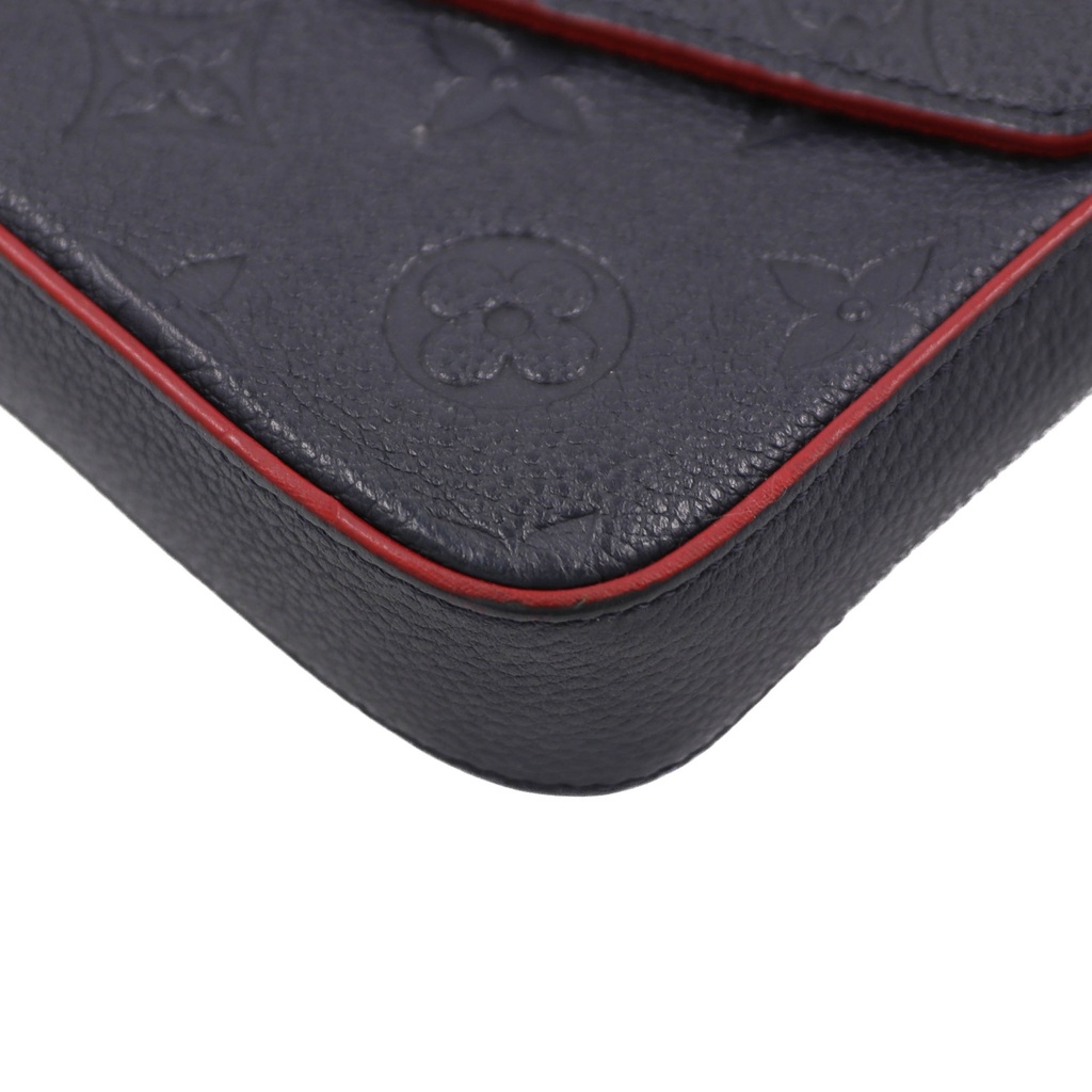 Louis Vuitton Emperiente Pochette Felicie Chain Wallet Navy Blue