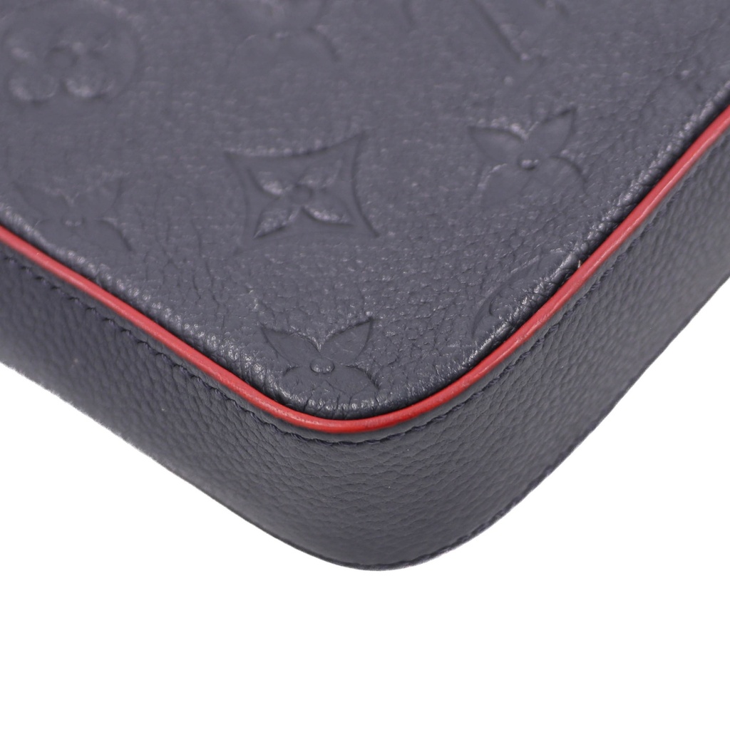 Louis Vuitton Emperiente Pochette Felicie Chain Wallet Navy Blue