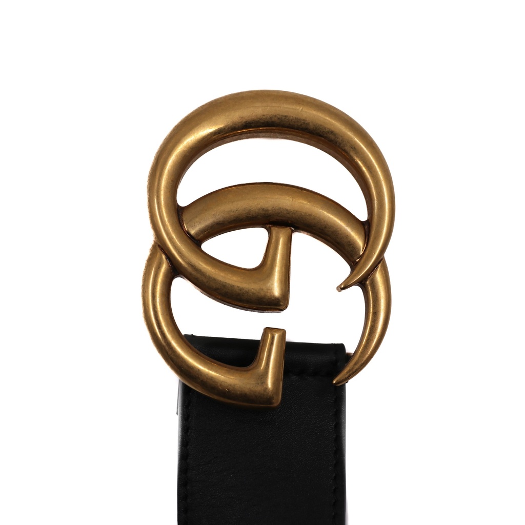 Gucci Re-Edition Wide Leather Belt 400593 Size 80 32