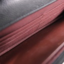 Chanel Black Quilted Caviar Leather Wallet On Chain