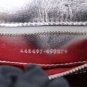 Gucci GG Marmont Small Shoulder Bag Matelassé Silver 443497