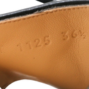 Christian Dior Lady Dior Heels Slide Lamskin Black In Size 36 1/2