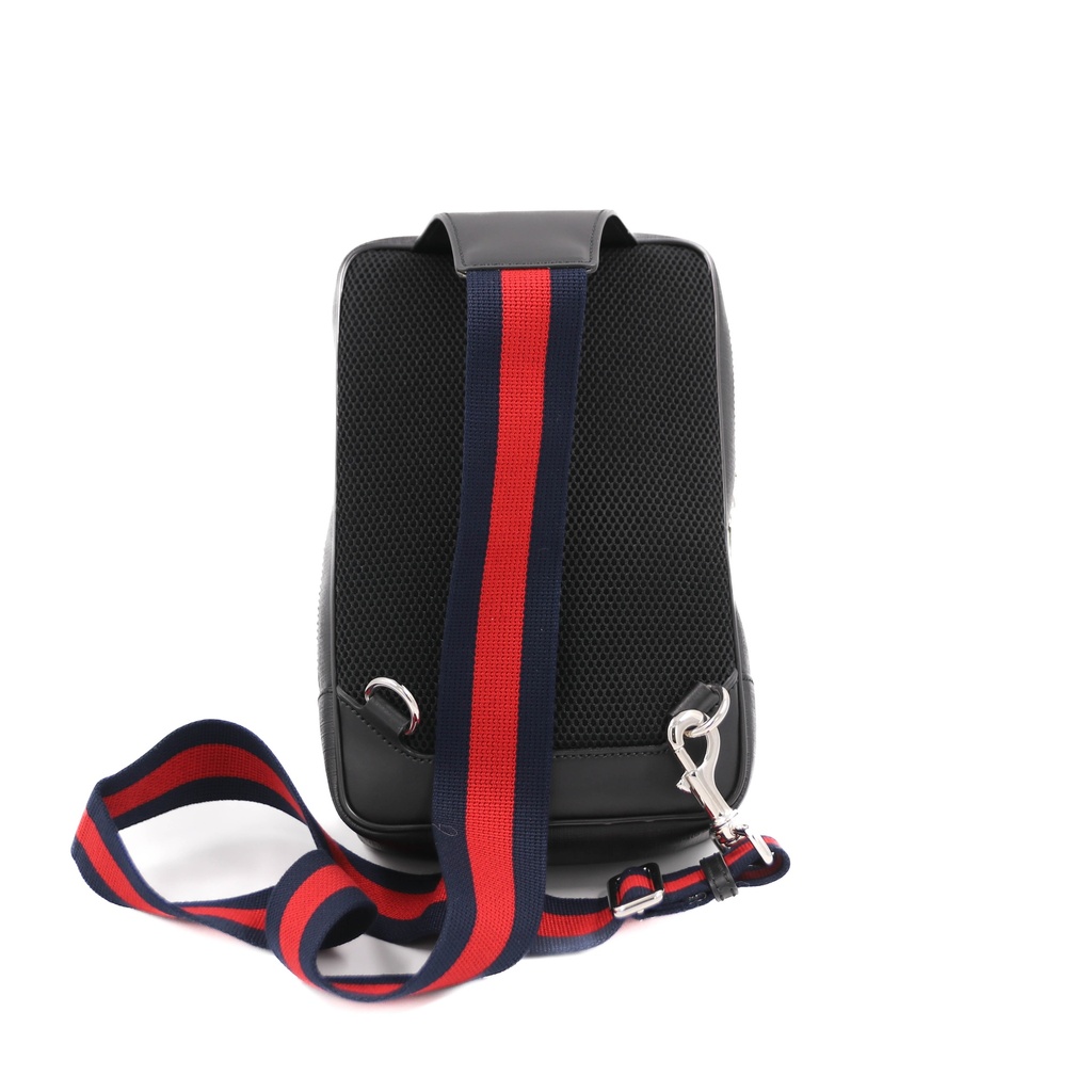 Gucci GG Supreme Sling Bag Black 478325