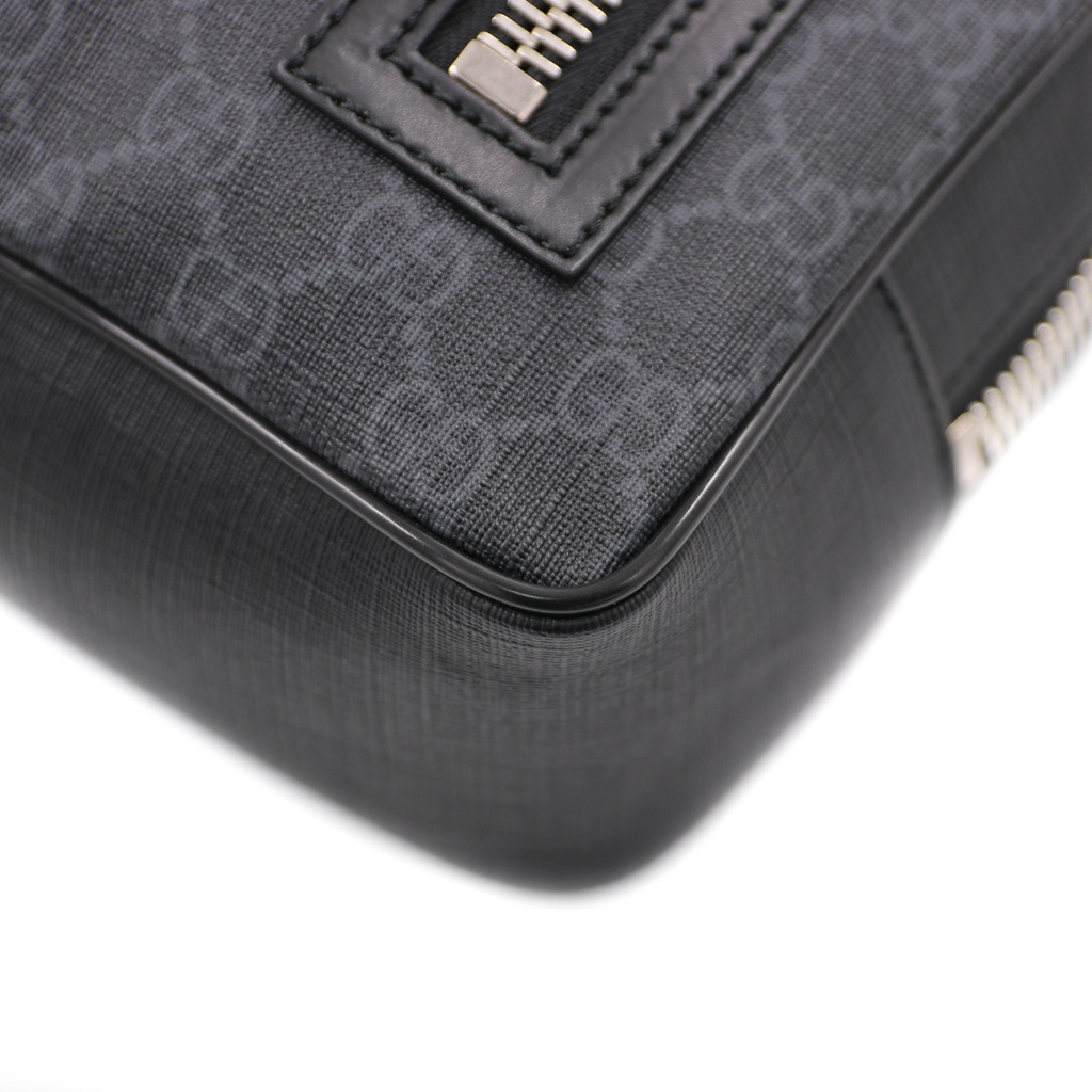 Gucci GG Supreme Sling Bag Black 478325