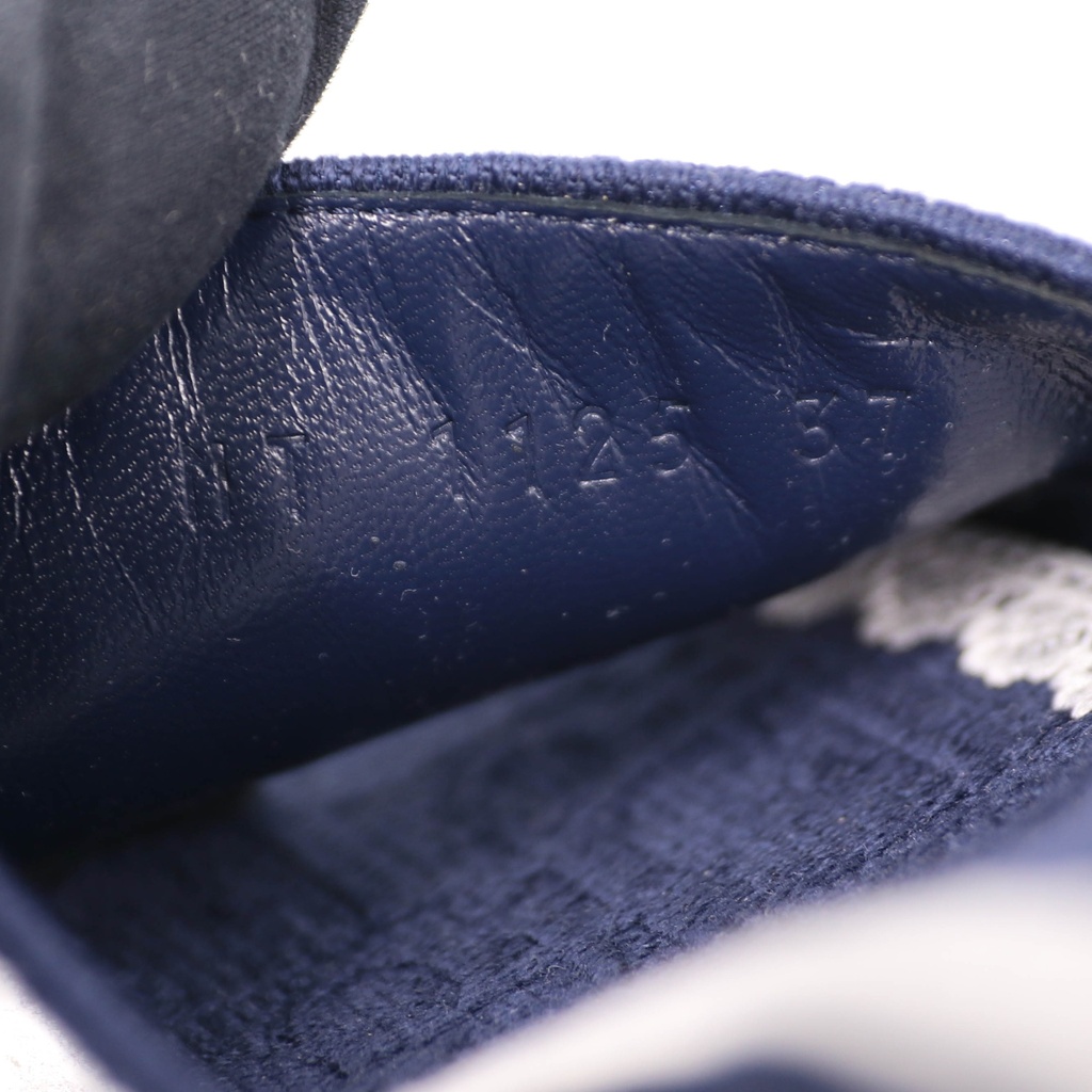 Christian Dior Dway Heeled Slide Blue and White 37