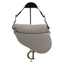 Christian Dior Mini Saddle White With Strap