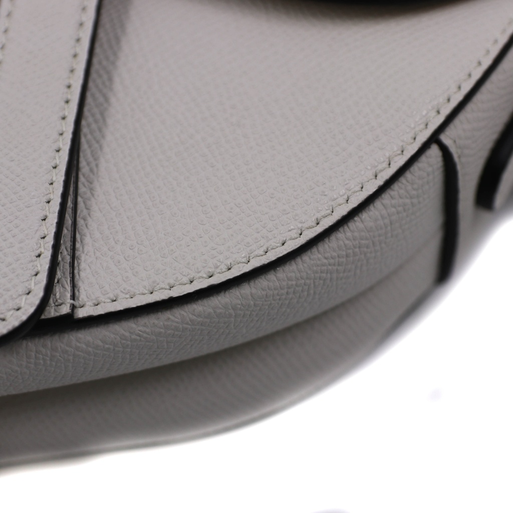 Christian Dior Mini Saddle White With Strap