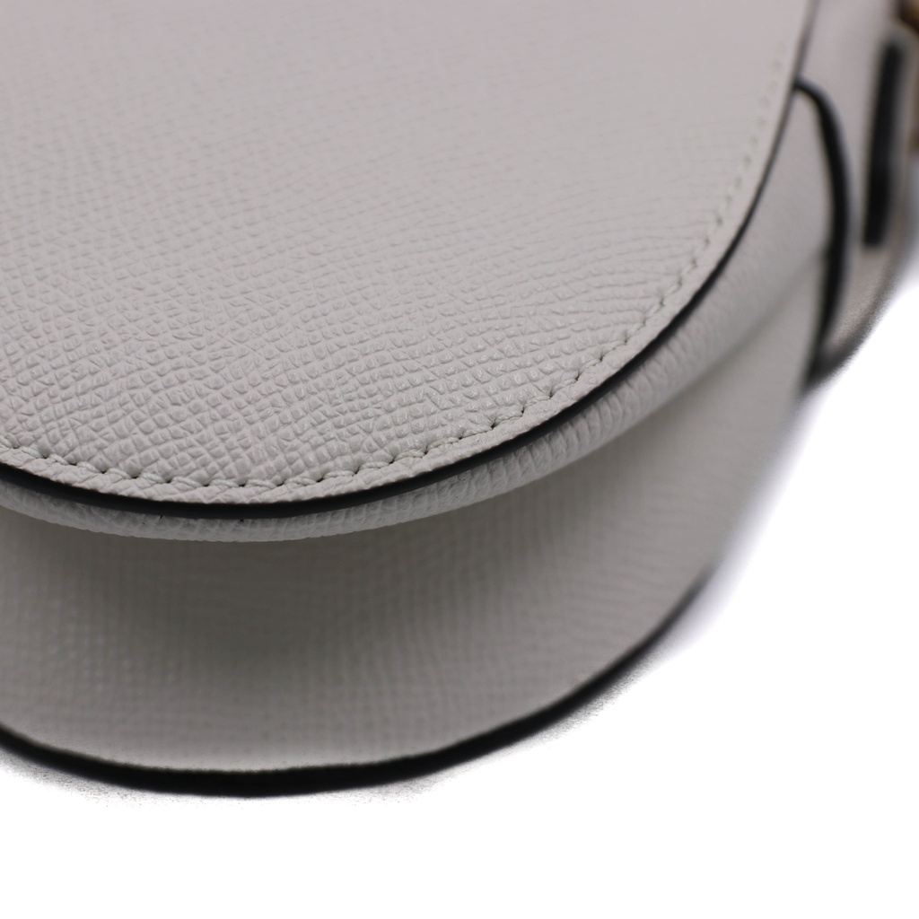 Christian Dior Mini Saddle White With Strap