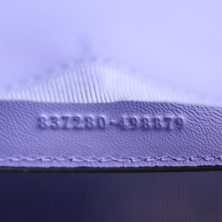 Gucci GG Marmont small shoulder bag in Light Purple Leather 837280