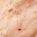 Van Cleef Sweet Alhambra Bracelet Heart Carnelian JA107995