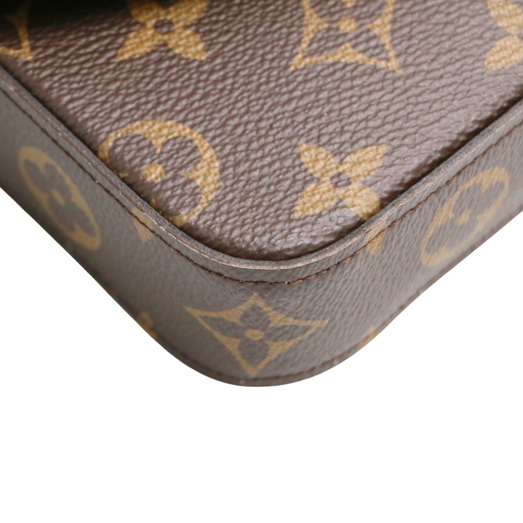 Louis Vuitton Felice Strap and Go Pochette Brown