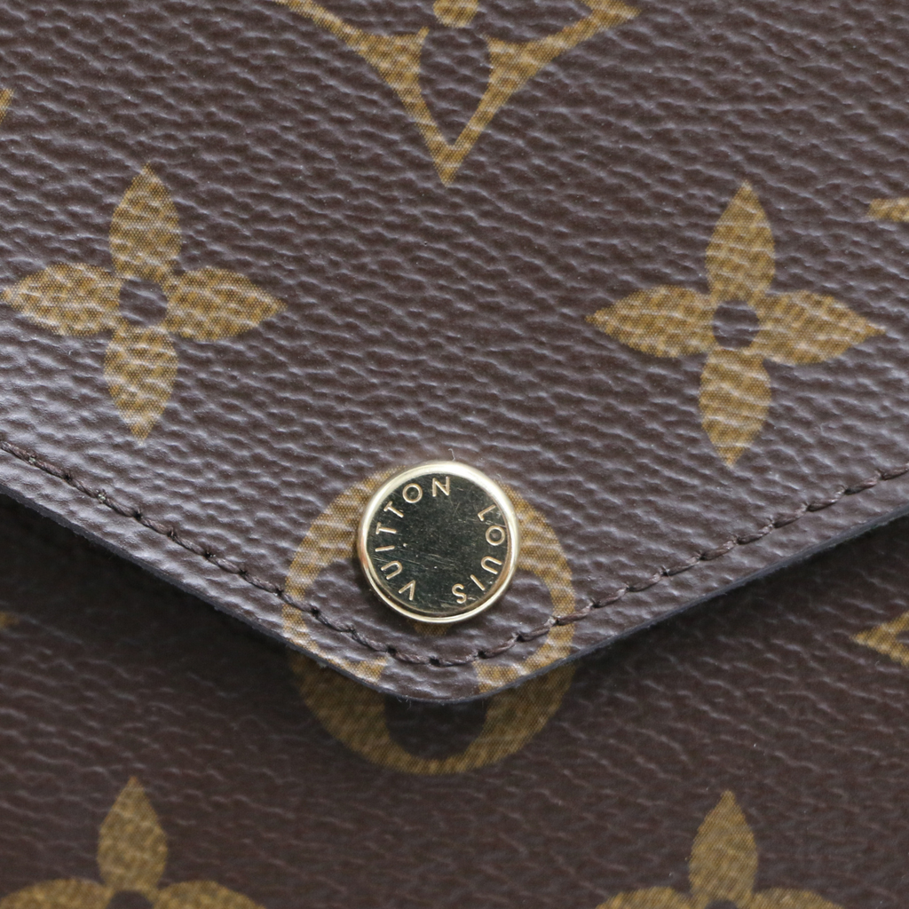 Louis Vuitton Felice Strap and Go Pochette Brown