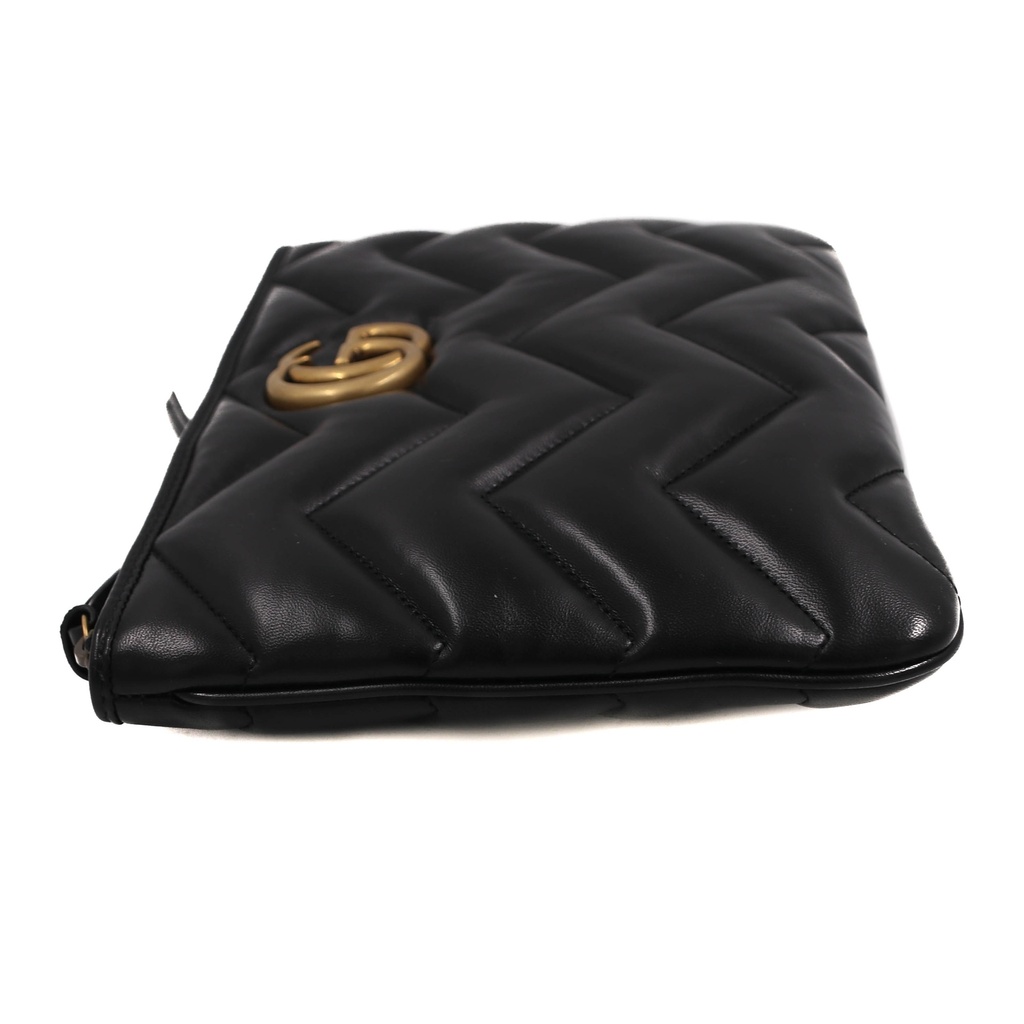 Gucci GG Marmont Clutch Bag Black 777255