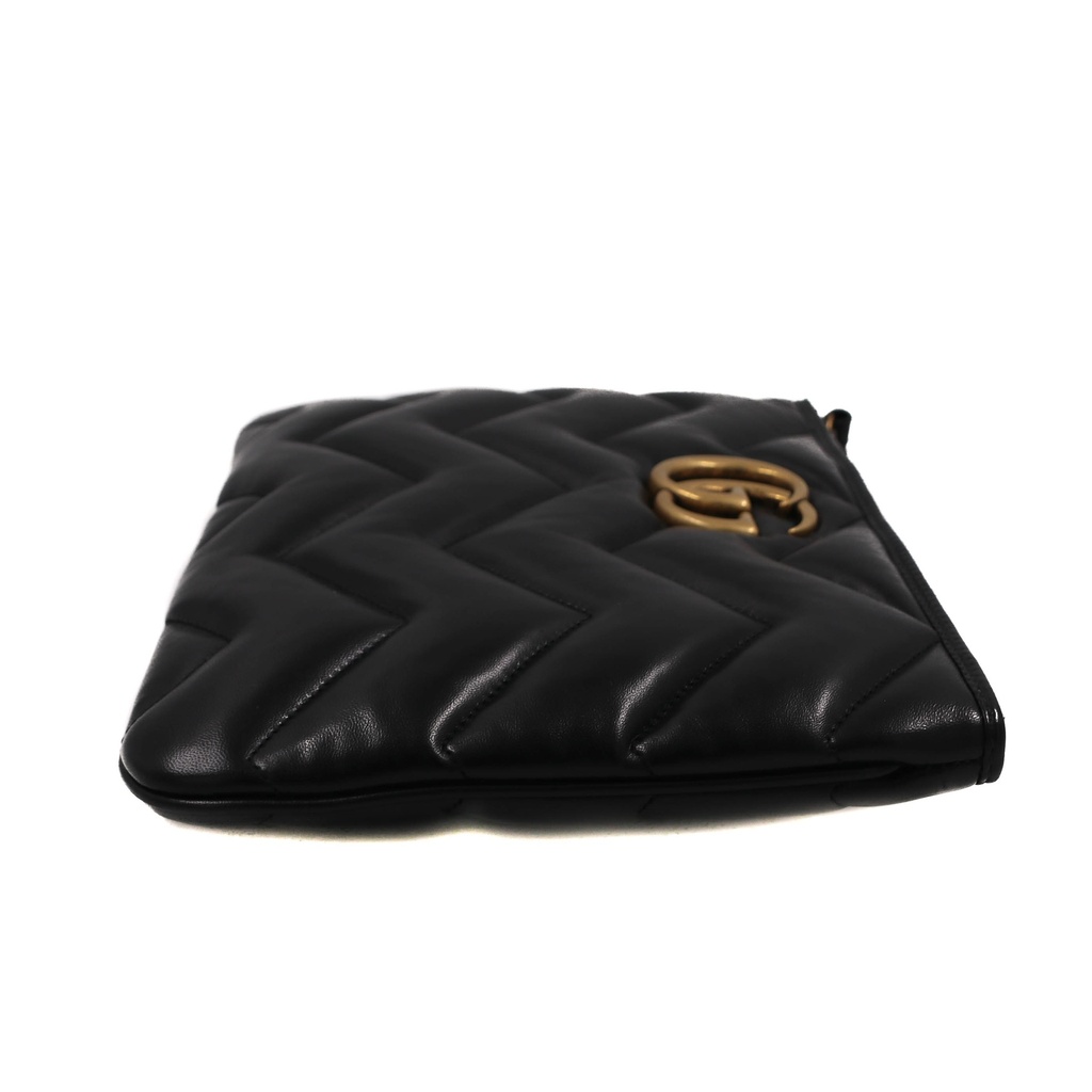 Gucci GG Marmont Clutch Bag Black 777255