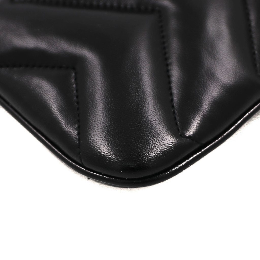 Gucci GG Marmont Clutch Bag Black 777255