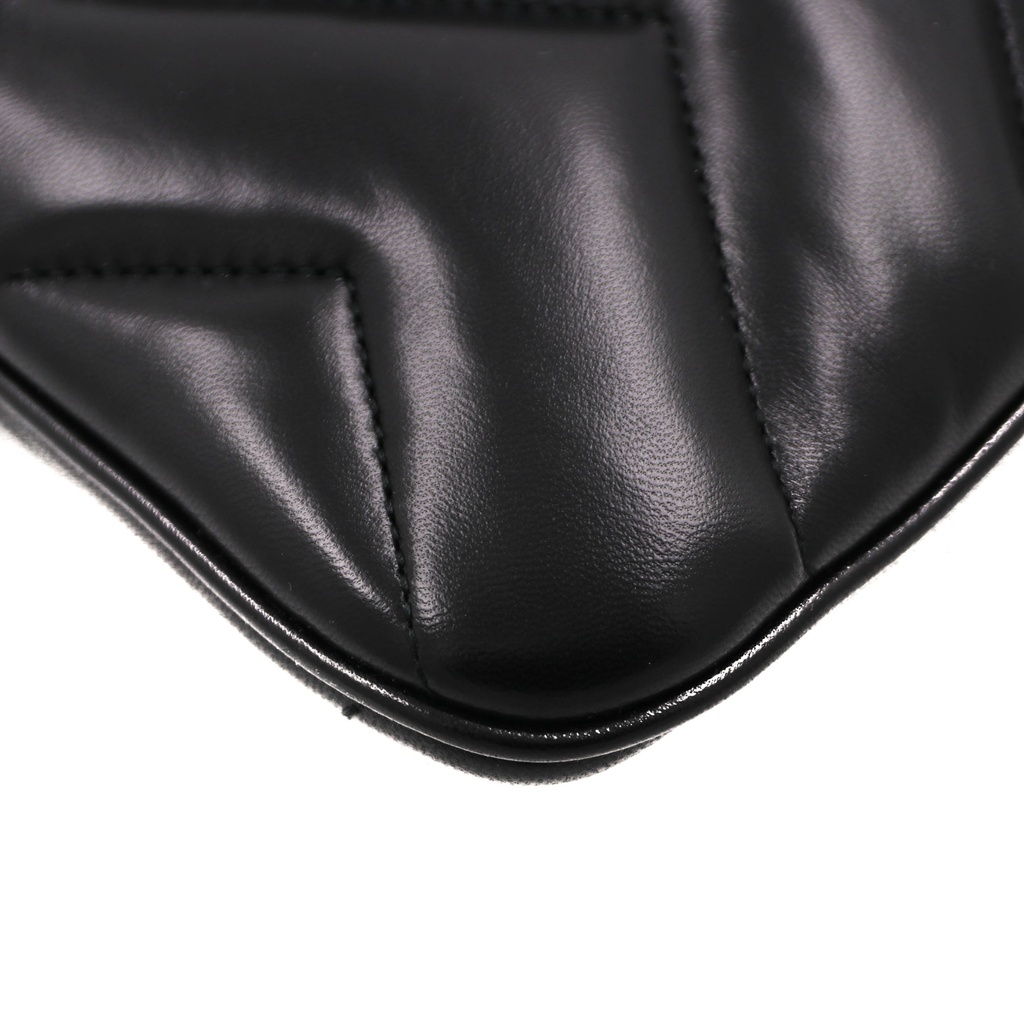 Gucci GG Marmont Clutch Bag Black 777255