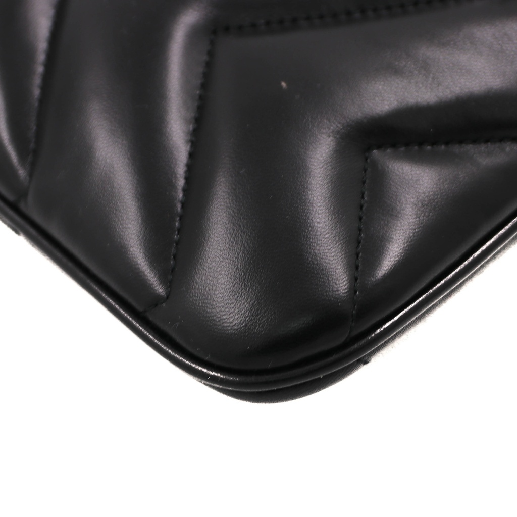 Gucci GG Marmont Clutch Bag Black 777255
