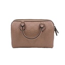 Gucci GG Beige Emblem Medium Boston Bag 815255