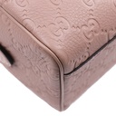 Gucci GG Beige Emblem Medium Boston Bag 815255