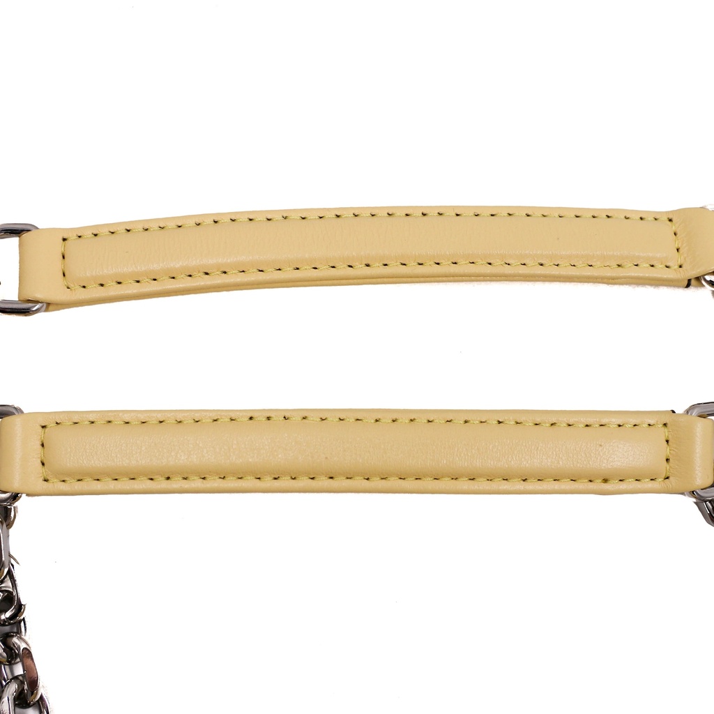 Gucci GG Marmont small shoulder bag in Light Yellow Leather 837280