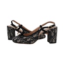 Christian Dior Idylle ballet heels in blue Iconic Toile de Jouy print Size 36 1/2