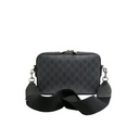 Gucci GG Supreme Canvas Shoulder Bag in Black 703468
