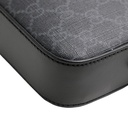 Gucci GG Supreme Canvas Shoulder Bag in Black 703468