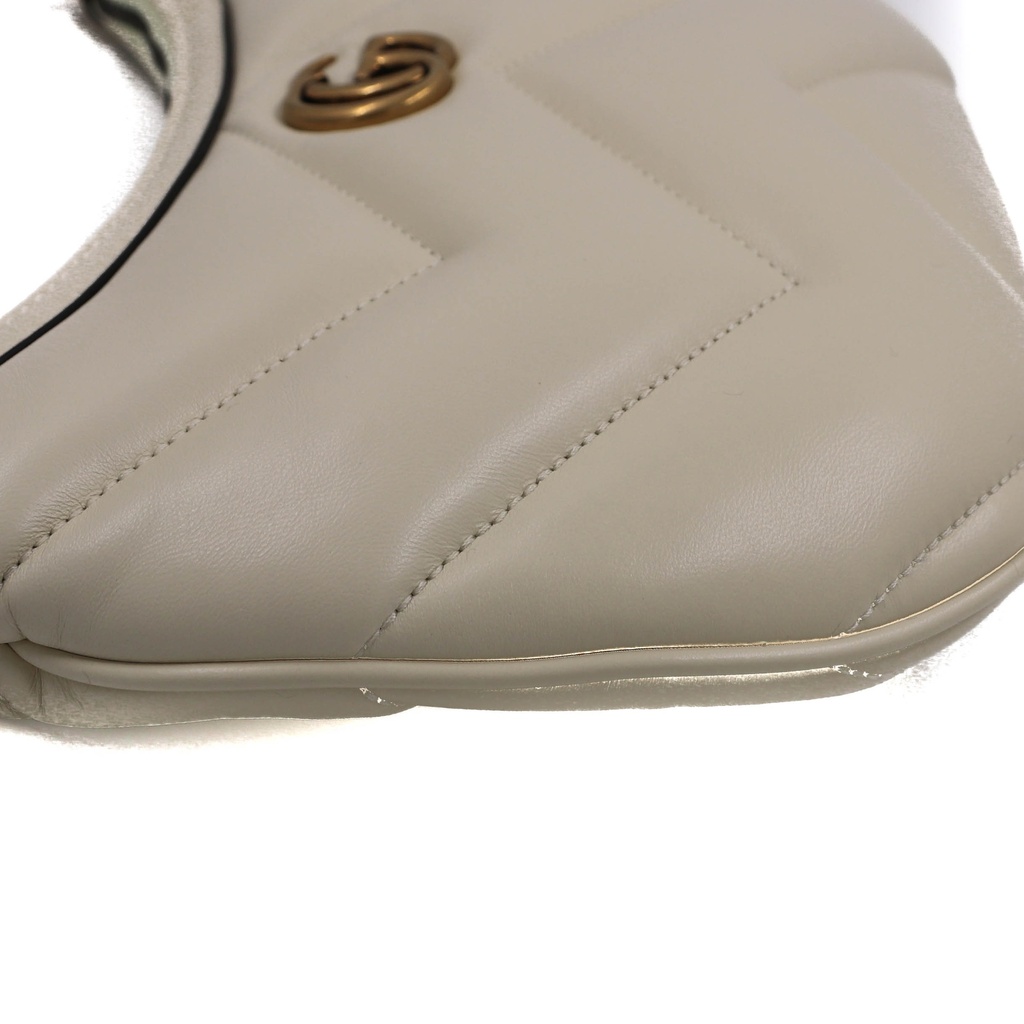 Gucci Small GG Marmont Bag White 777263