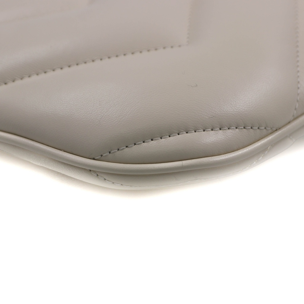 Gucci Small GG Marmont Bag White 777263