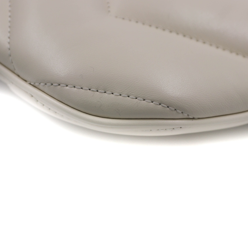 Gucci Small GG Marmont Bag White 777263