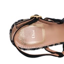 Christian Dior Idylle ballet heels in blue Iconic Toile de Jouy print Size 38