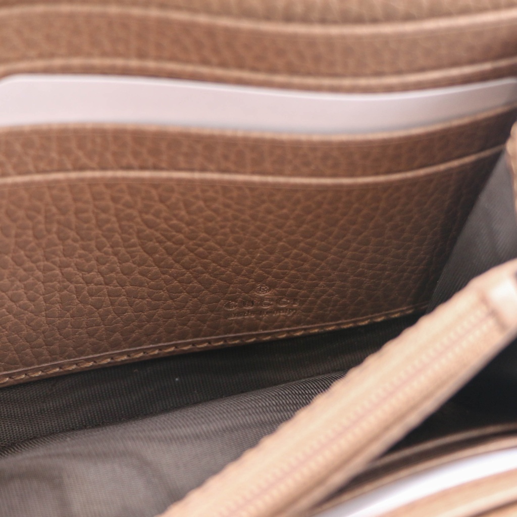 Gucci Marmont Leather Continental Wallet Dusty Pink 456116