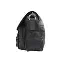 Gucci Messenger Black Nylon Leather Cross Body Bag 510335