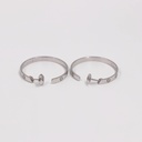 Cartier Love Hoops Earrings 750WG VM9913