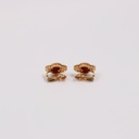 VCA Vintage Alhambra Earrings 750YG Carnelian JA288381 2018